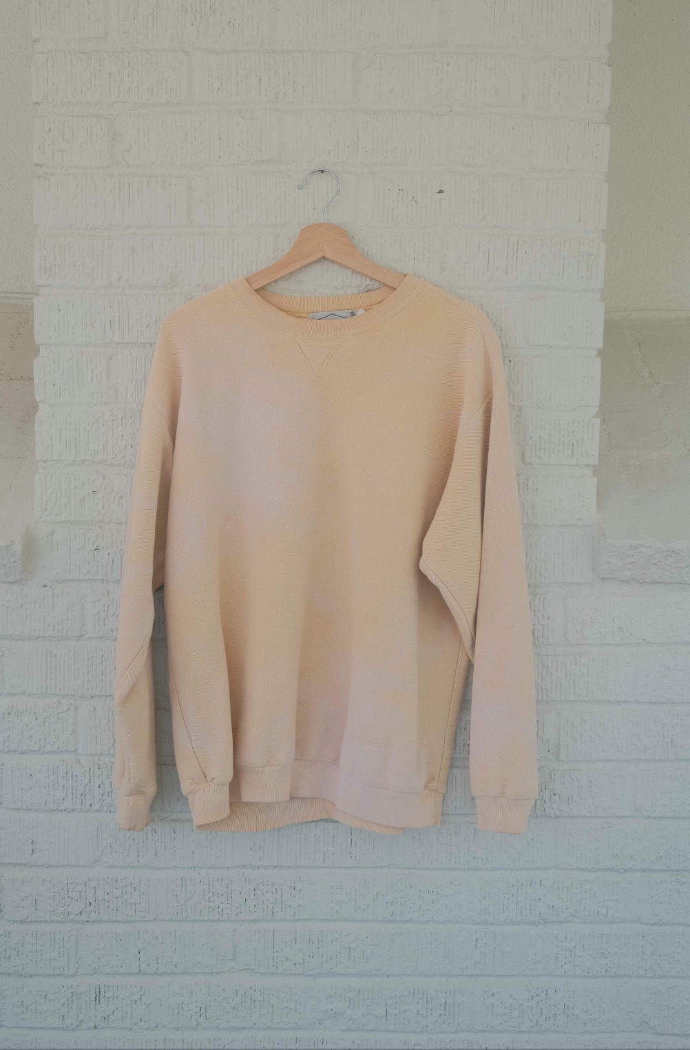 Bleached discount crewneck sweatshirt