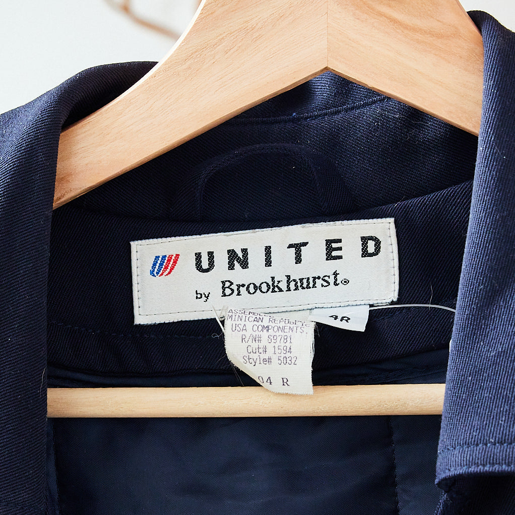 Navy Blue United Trench Coat