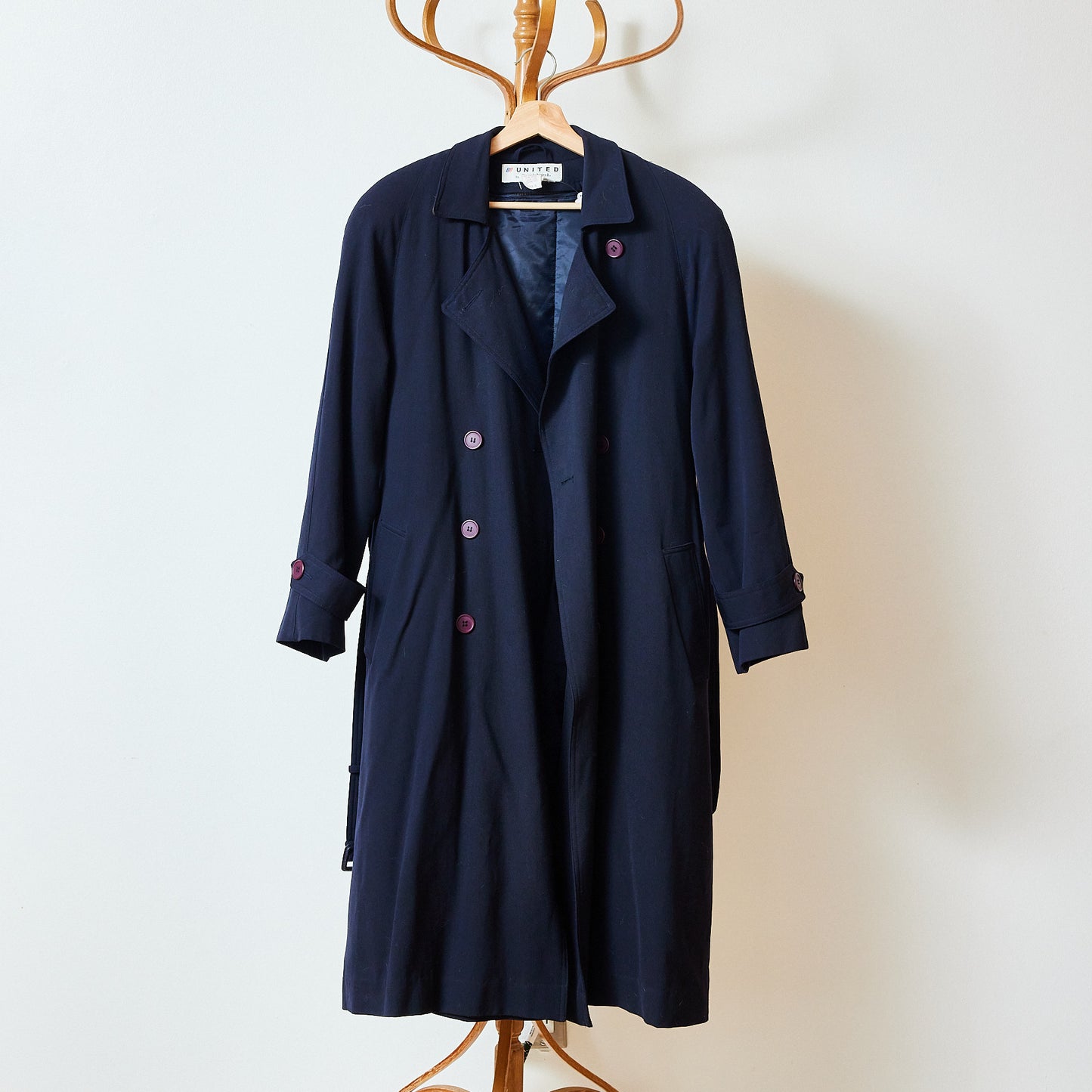 Navy Blue United Trench Coat