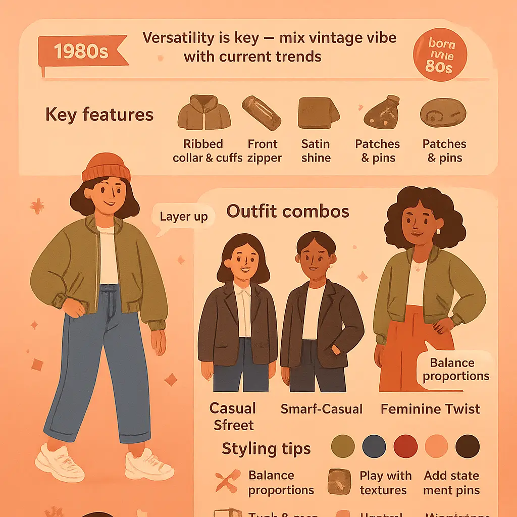 1980s bomber jacket - Jackets