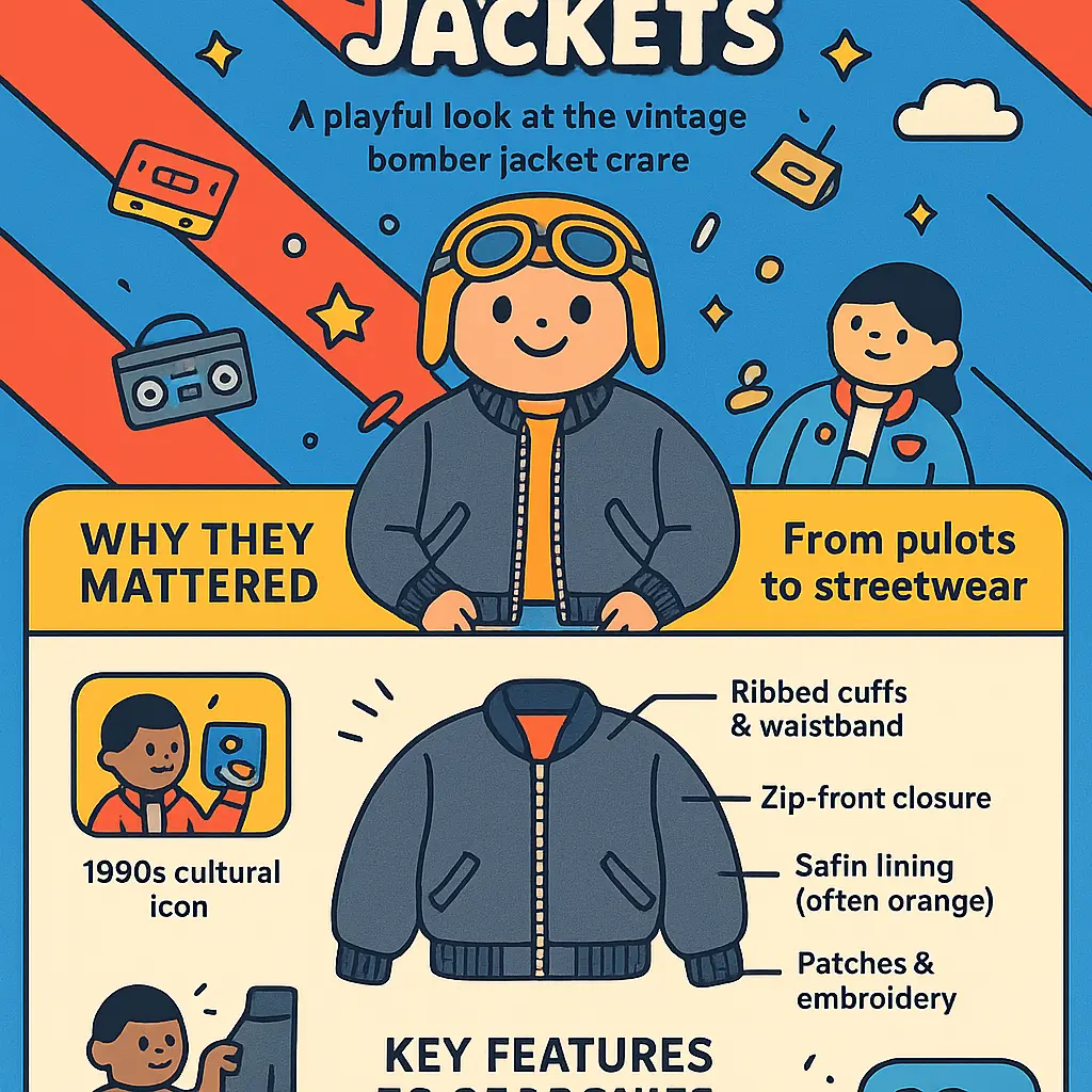 1980s bomber jacket - Outerwear